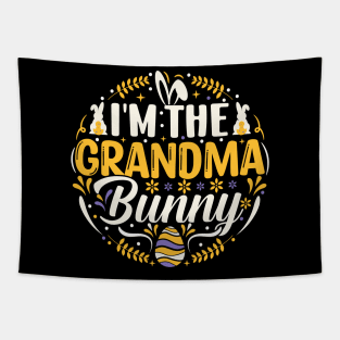 I'm The Grandma Bunny funny easter t shirt Tapestry