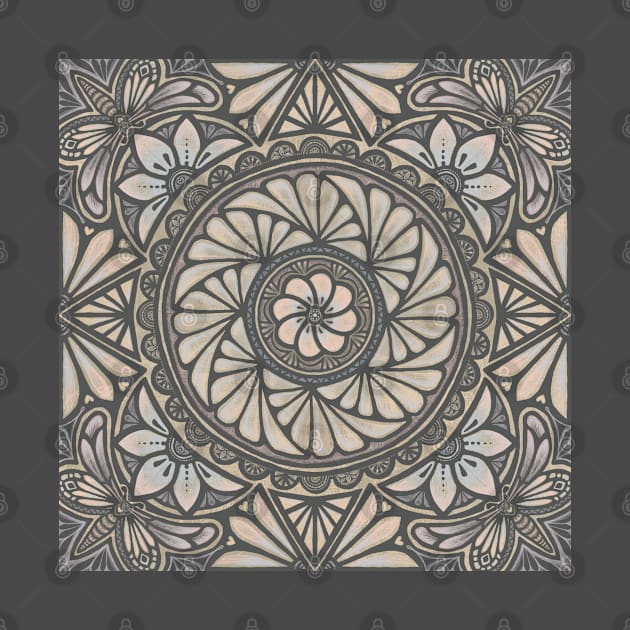 Pasifika warm graphite grey by AprilAppleArt