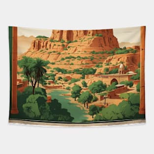 Jodhpur India Vintage Tourism Travel Tapestry