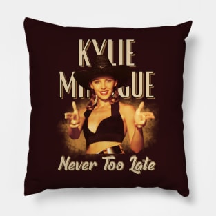 Never To Late Original Aesthetic Tribute 〶 Pillow