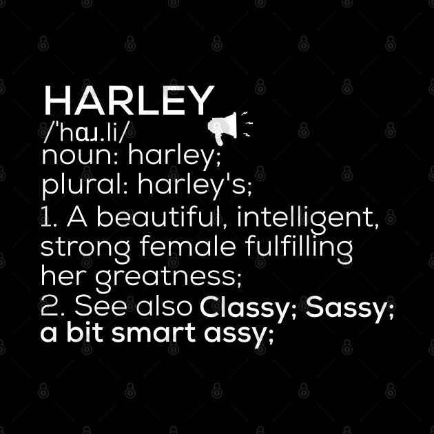 Harley Name Harley Definition Harley Female Name Harley Meaning by TeeLogic