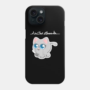 Cat Heartbeat Pulse Animal Pet Kitty Cat Lovers Phone Case