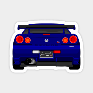 GTR R34 NAVY Magnet