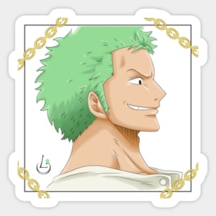 One Piece Sticker – Zoro – Acid Ink Designs