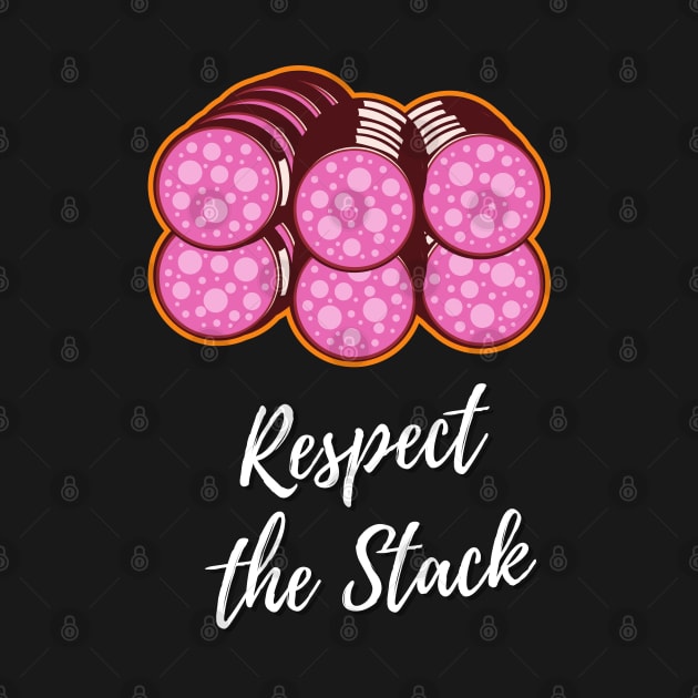 Respect the Stack - Salami by Meanwhile Prints