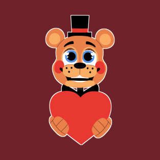 Toy Freddy Valentine - Five Nights at Freddy's 2 T-Shirt