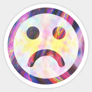 Big sad face  Sticker for Sale by officalimelight