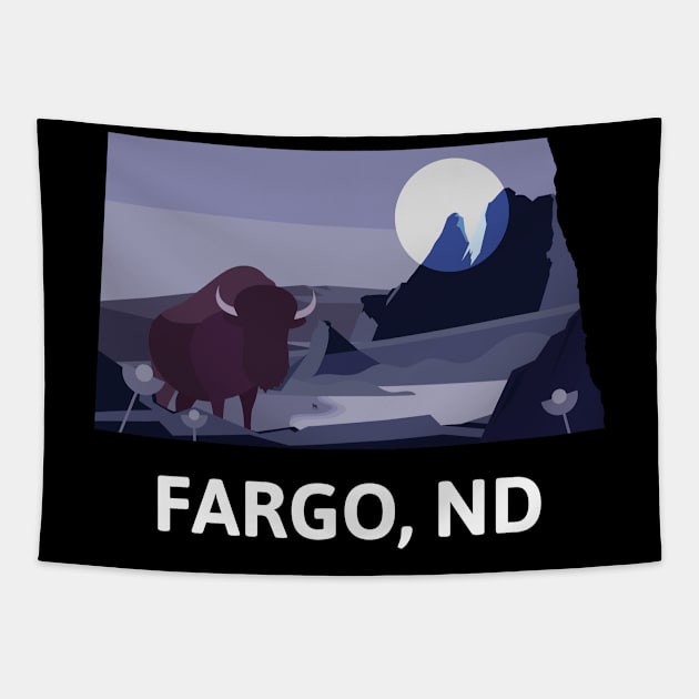 Fargo, ND Tapestry by A Reel Keeper