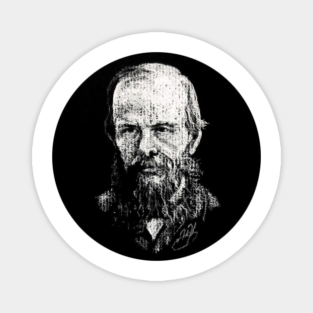 Dostoevsky in a Circle! Magnet by adamkenney