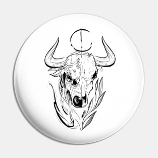 BullSkull Pin