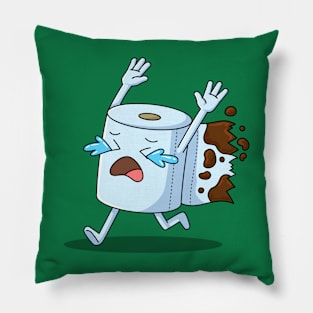 Crying Toilet Paper Pillow