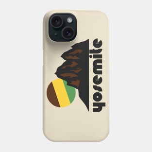 Retro Yosemite ))(( Tourist Souvenir National Park Design Phone Case