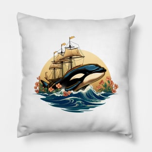 Join the Orca Uprising Pillow