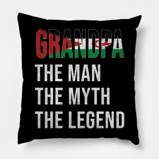 Grand Father Western Saharan Grandpa The Man The Myth The Legend - Gift for Western Saharan Dad With Roots From  Western Sahara Pillow