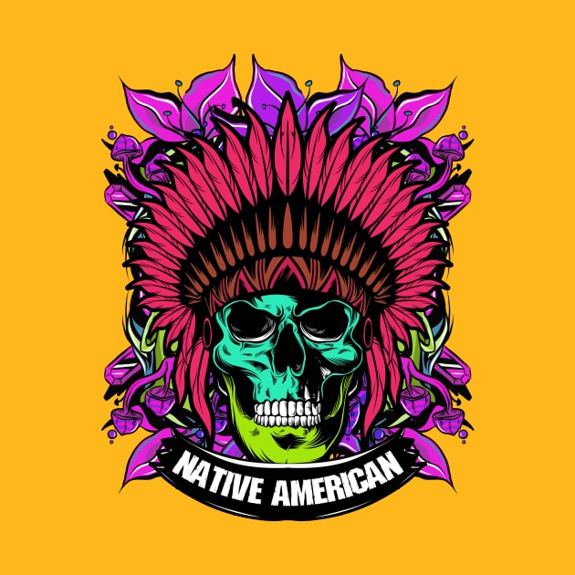 NATIVE AMERICAN RETRO by theanomalius_merch