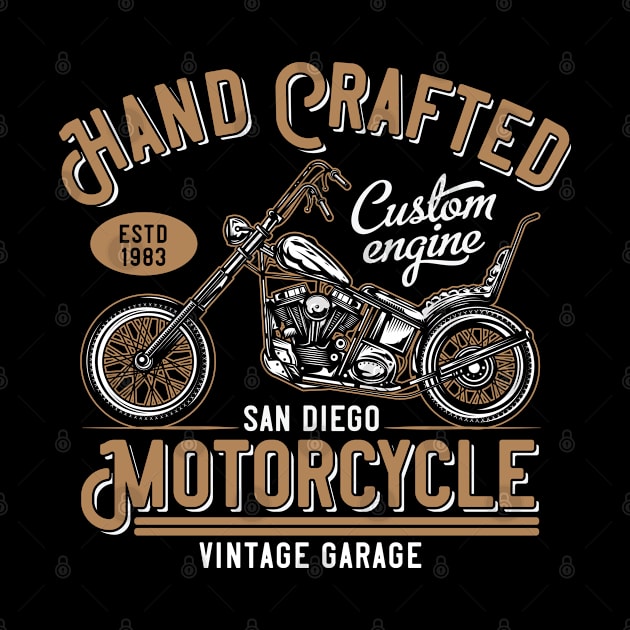 Hand crafted motocycle by Design by Nara
