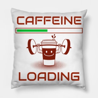 Caffeine loading design for all coffee lovers. Pillow