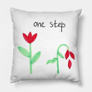 two flowers Pillow