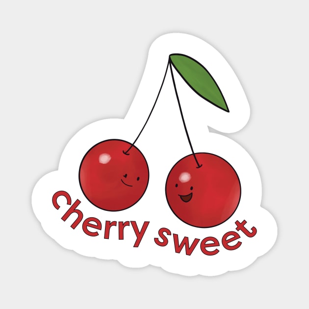 Cherry Sweet Magnet by Unbrokeann