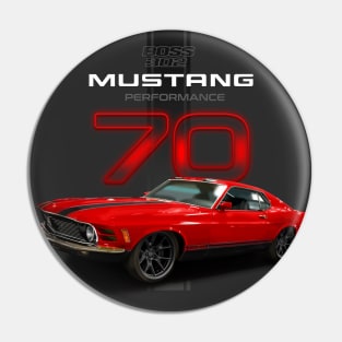 Boss 302 Mustang Pin