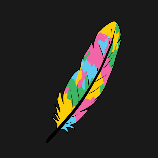 colorful feather by RipaDesign