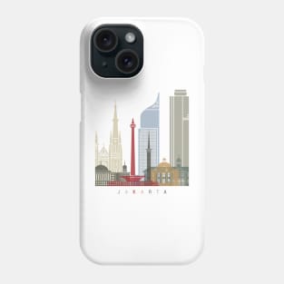 Jakarta skyline poster Phone Case