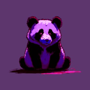 Purple Panda Bear T-Shirt