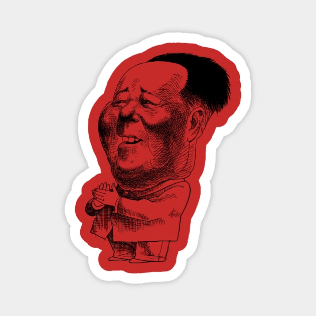 Mao Zedong Magnet by Soriagk