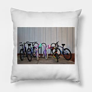 Family Bicycles Pillow