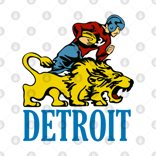 Detroit Lions 1934-1945 by Colonel JD McShiteBurger