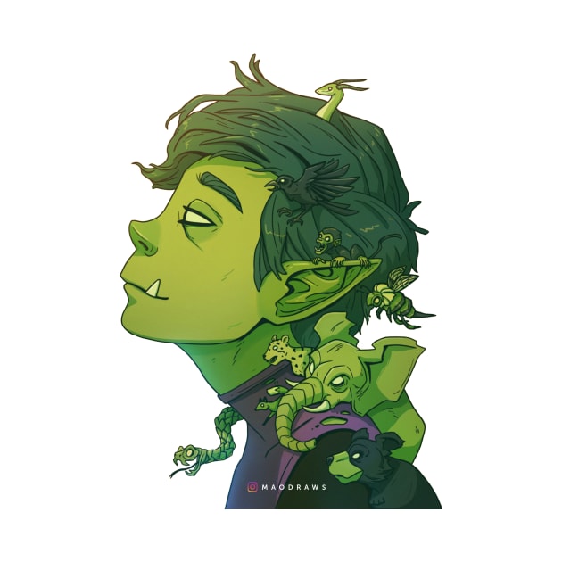 Beastboy Fan Art by Maodraws