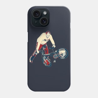 Lee "Huck" Edwards Memorial Piece #3 Posterized Cream Blue Red Phone Case