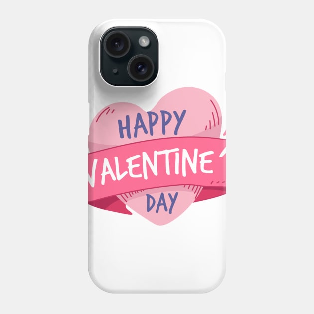 happy Valentine Day Phone Case by wizooherb