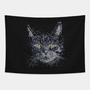 Fiber Optic Cat Tapestry