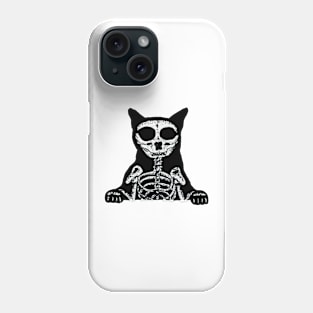 Inquisitive Black Cat Phone Case