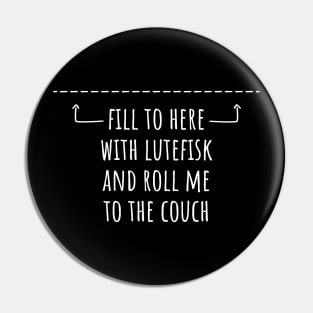 Funny Lutefisk Norway Pride Pin