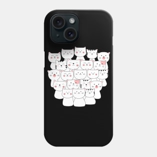 Cute Pile of Cats Phone Case