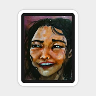 Camila (girl portrait) Magnet