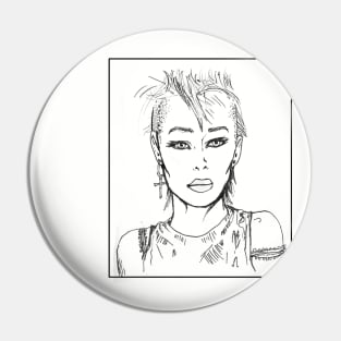 Punk Lady! Pin