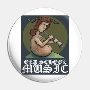 OLD SCHOOL  MUSIC Pin