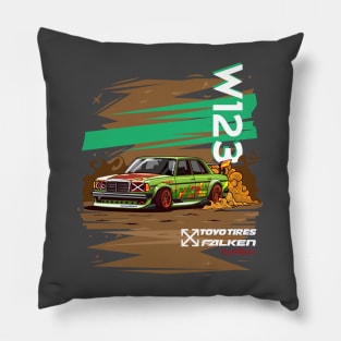 Vintage car W123 Pillow