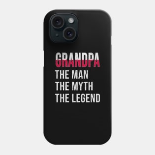 Grand Father Polish Grandpa The Man The Myth The Legend - Gift for Polish Dad With Roots From  Poland Phone Case