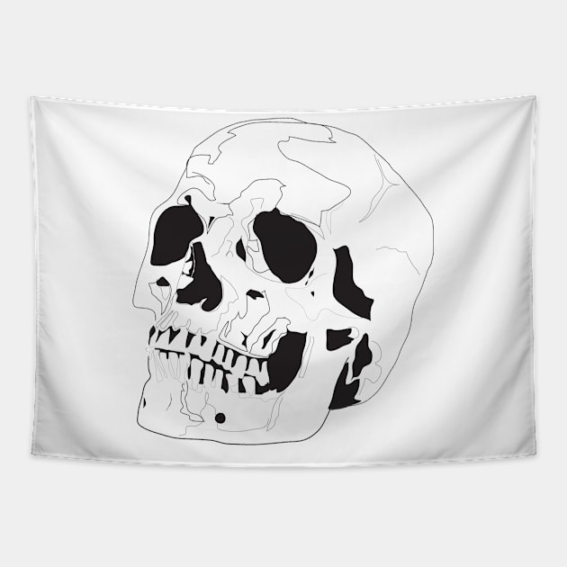 Skull Tapestry by LizzyM