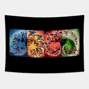 Digimon Transformation Mug 1 Tapestry