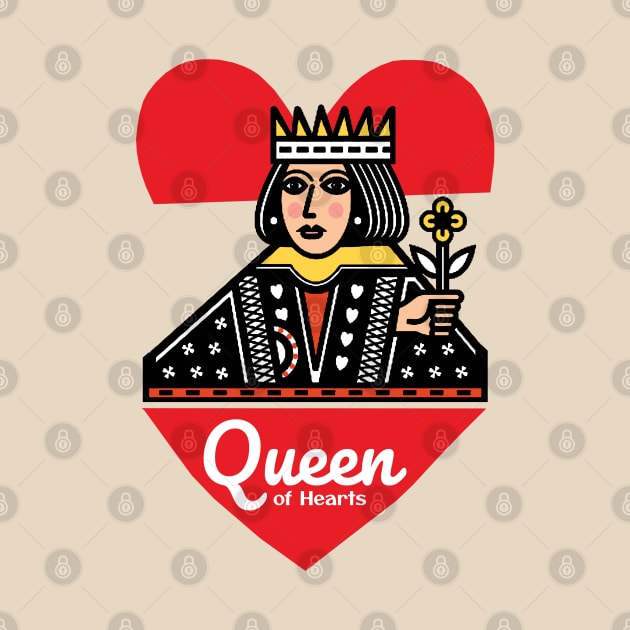 Classic Queen of Hearts by KewaleeTee