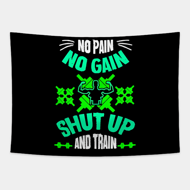 No pain no gain Tapestry by ZoboShop