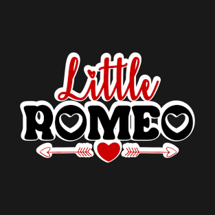 Little Romeo In Black Letters T-Shirt