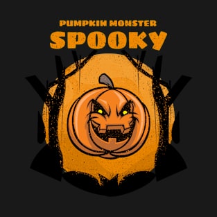 Pumpkin Monster Spooky T-Shirt