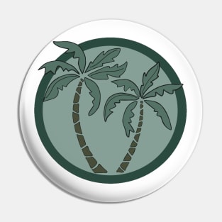 Two Palm Trees Pin
