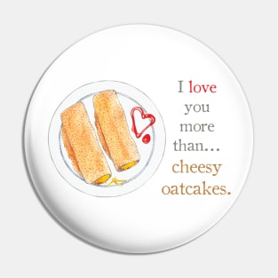 STOKE ON TRENT: CHEESY OATCAKES Pin